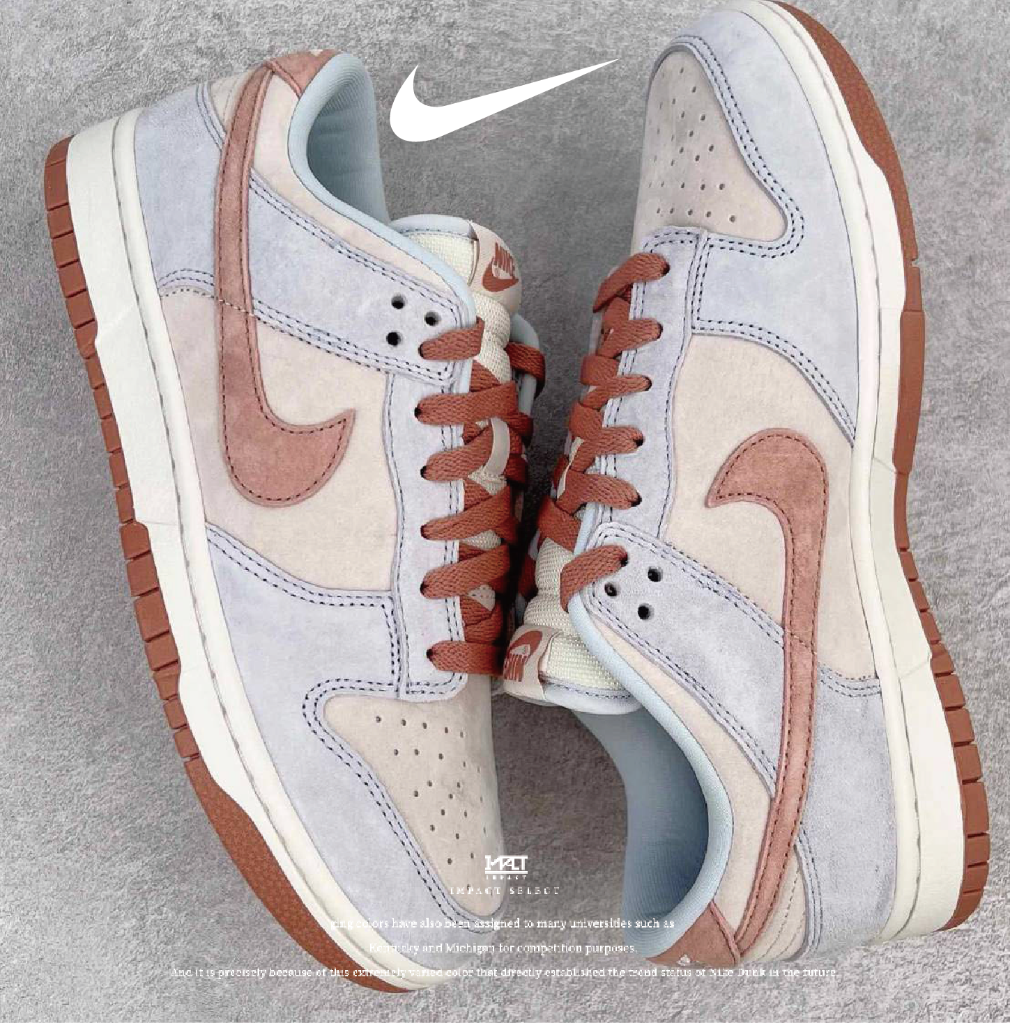 Nike Dunk Low " Fossil Rose "  復古風 化石玫瑰 DH7577-001