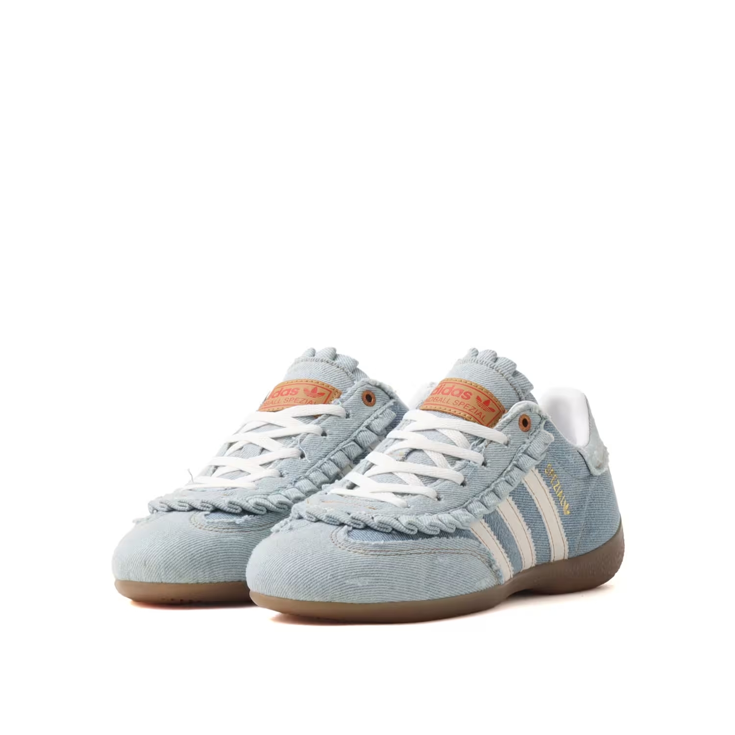 Adidas Handball Spezial Lo Pro X Atmos 聯名款 丹寧藍 淺藍 薄底 復古鞋 KJ5755