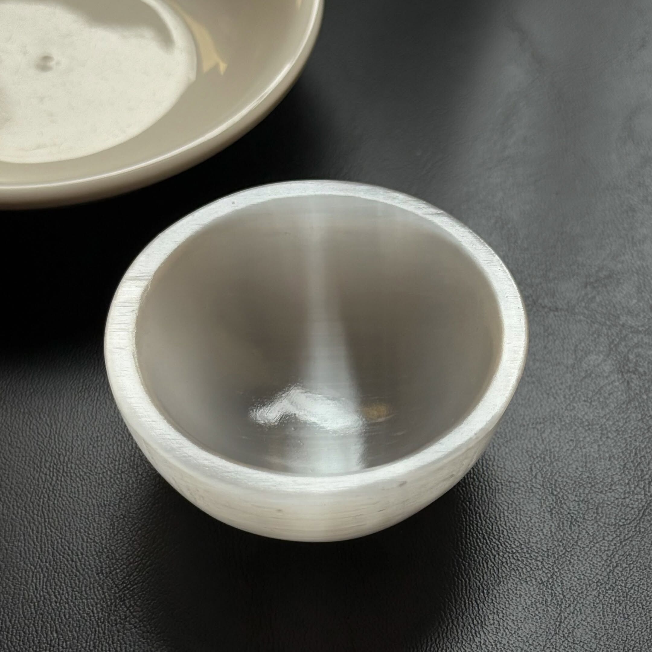 [原石] 透石膏碗 水晶淨化碗