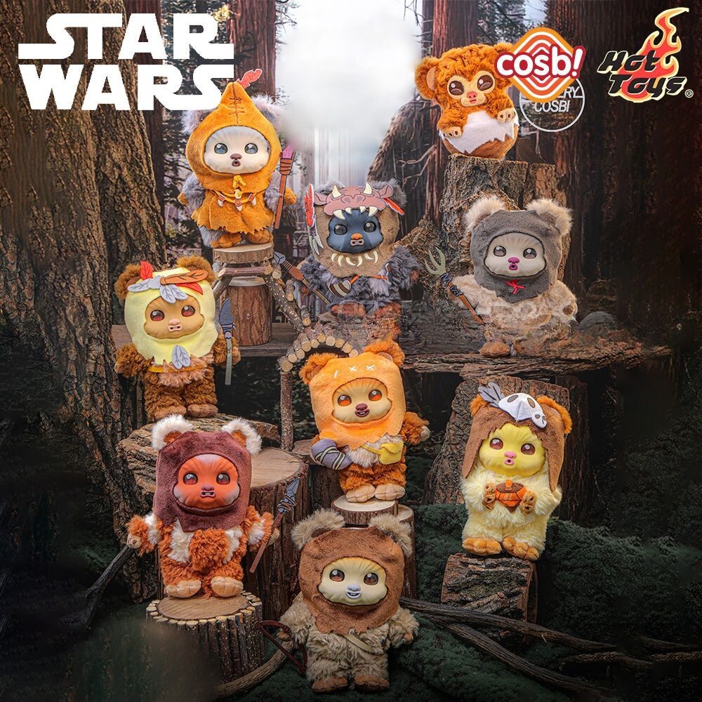 Hot Toys《Star Wars 伊渥族》Cosbi 毛絨鎖匙扣系列 第 2 彈（全套 8 款）