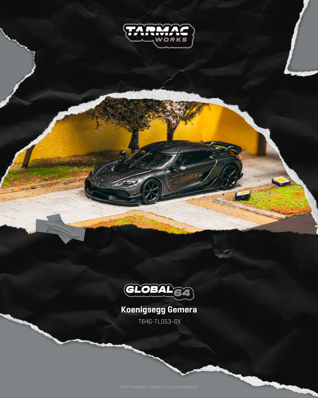 Tarmac Works Koenigsegg Gemera 灰色