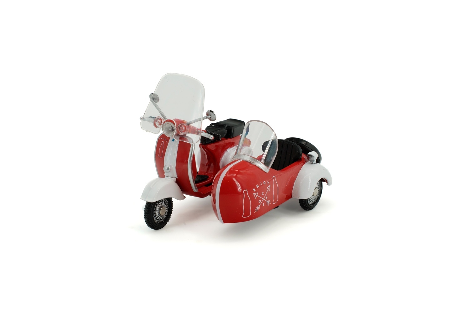 Tiny 合金車仔 - 綿羊仔 側車 可口可樂
