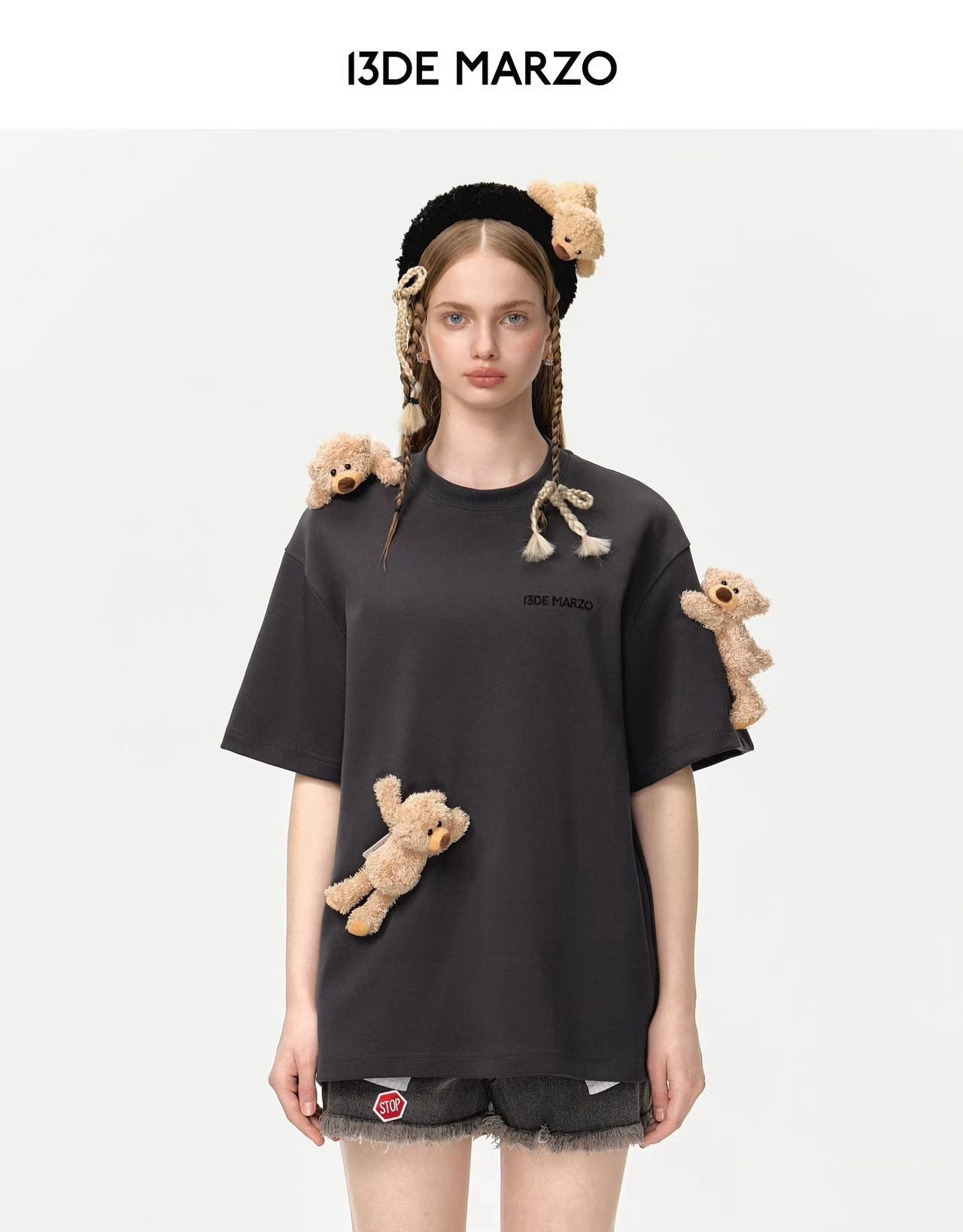 I3DE MARZO 熊仔公仔Tee