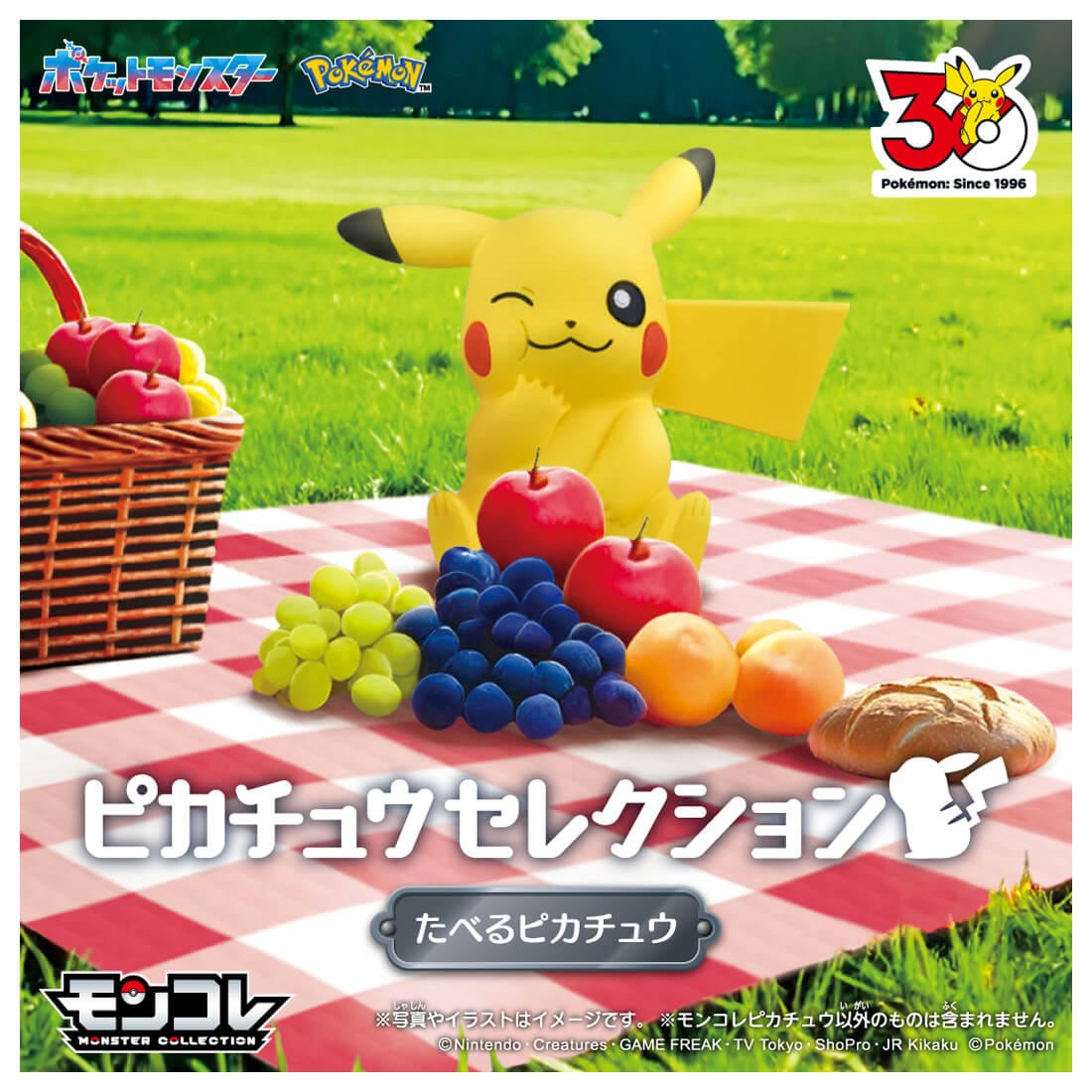 Takara Tomy 寶可夢 Pokemon Moncolle 30週年 吃東西比卡超