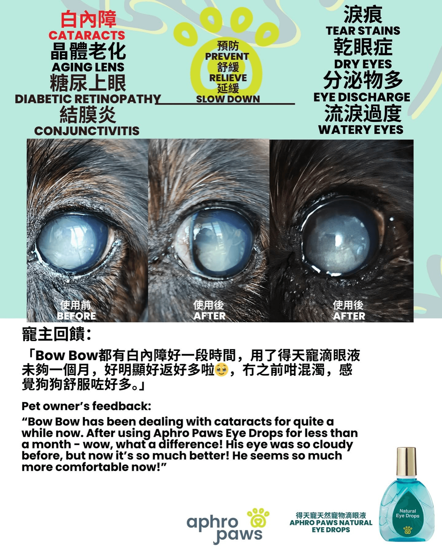 Aphro Paws 眼藥水