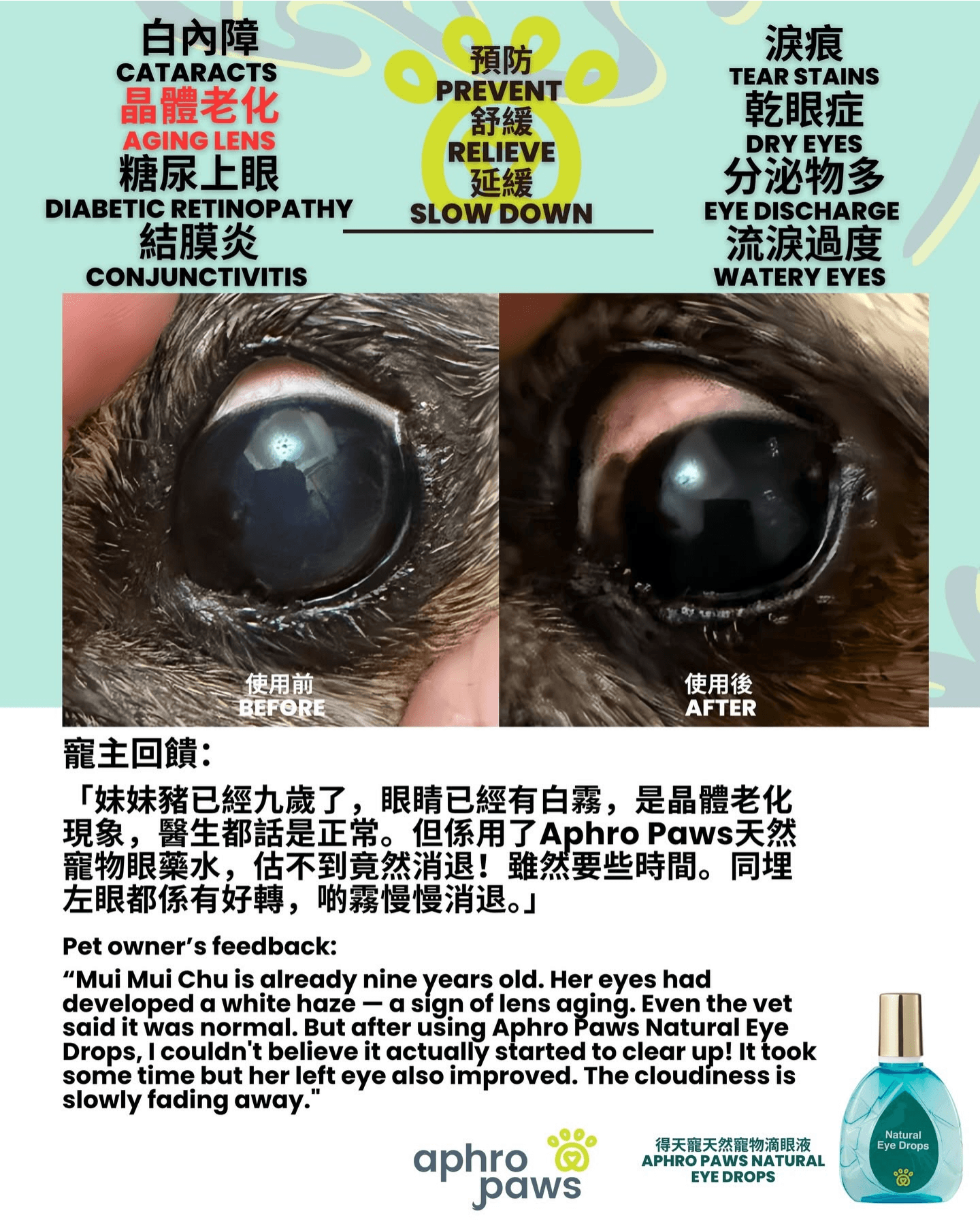 Aphro Paws 眼藥水