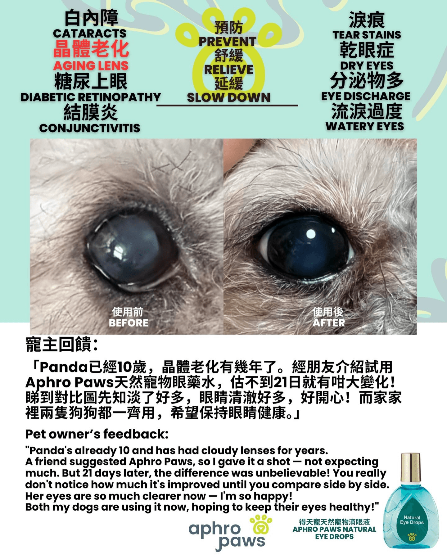 Aphro Paws 眼藥水