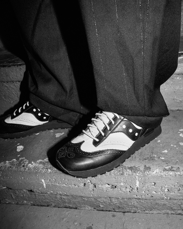 Saucony x Engineered Garments - SHADOW ORIGINAL WINGTIP - Black/White
