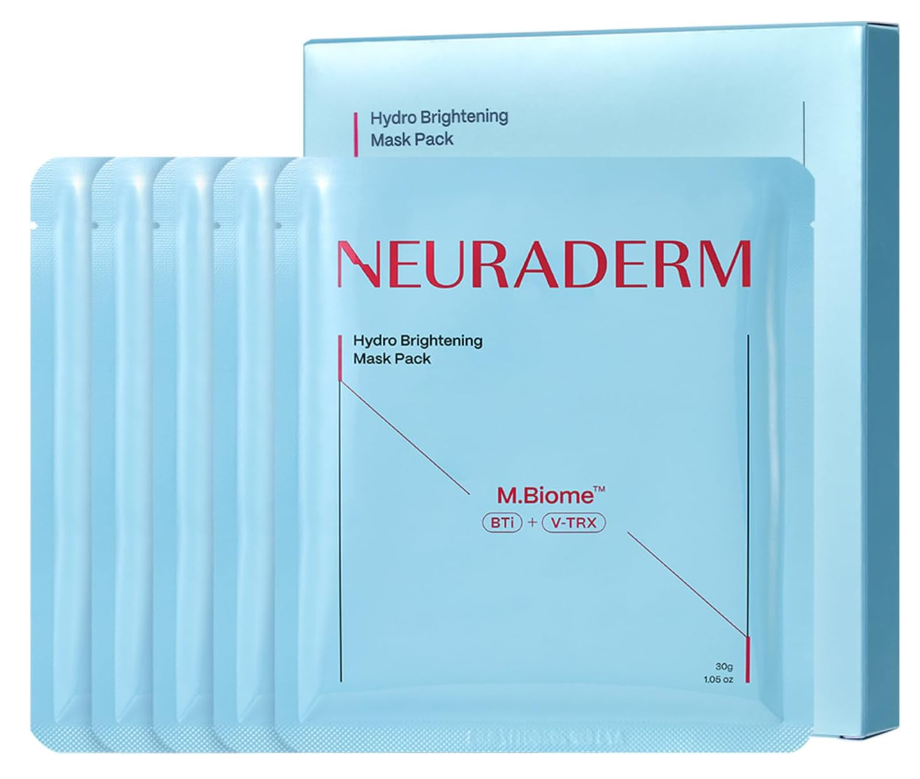 CA260612-M8 NEURADERM hydro brightening  Mask Pack 一盒5片