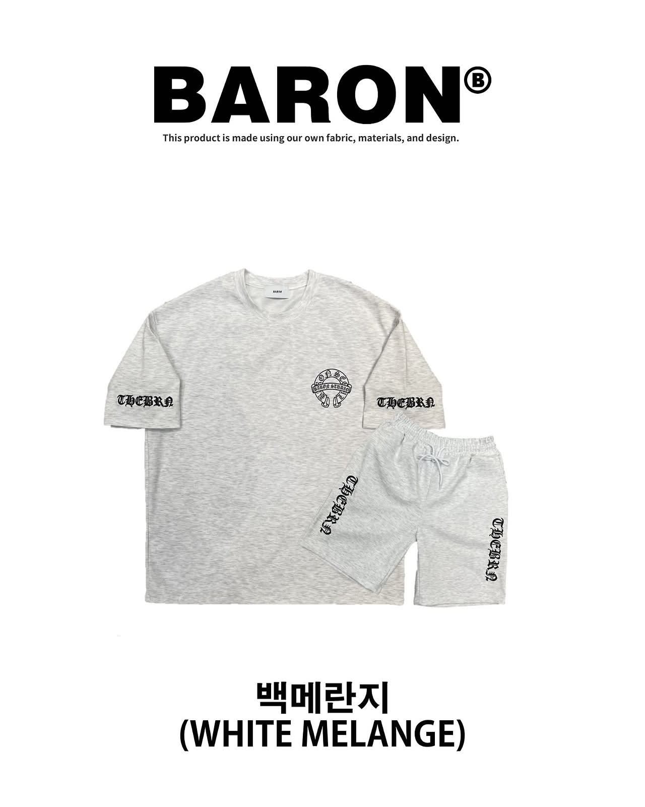 英文字圖案短袖Tee BARON-269T
