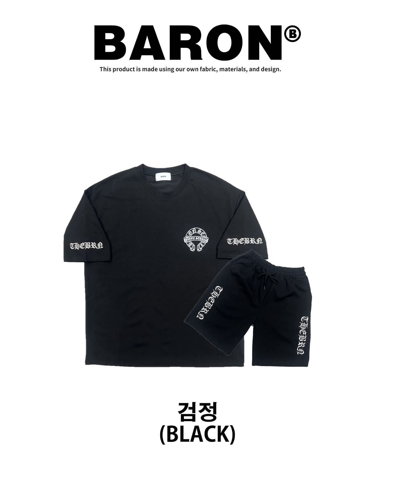 英文字圖案短袖Tee BARON-269T