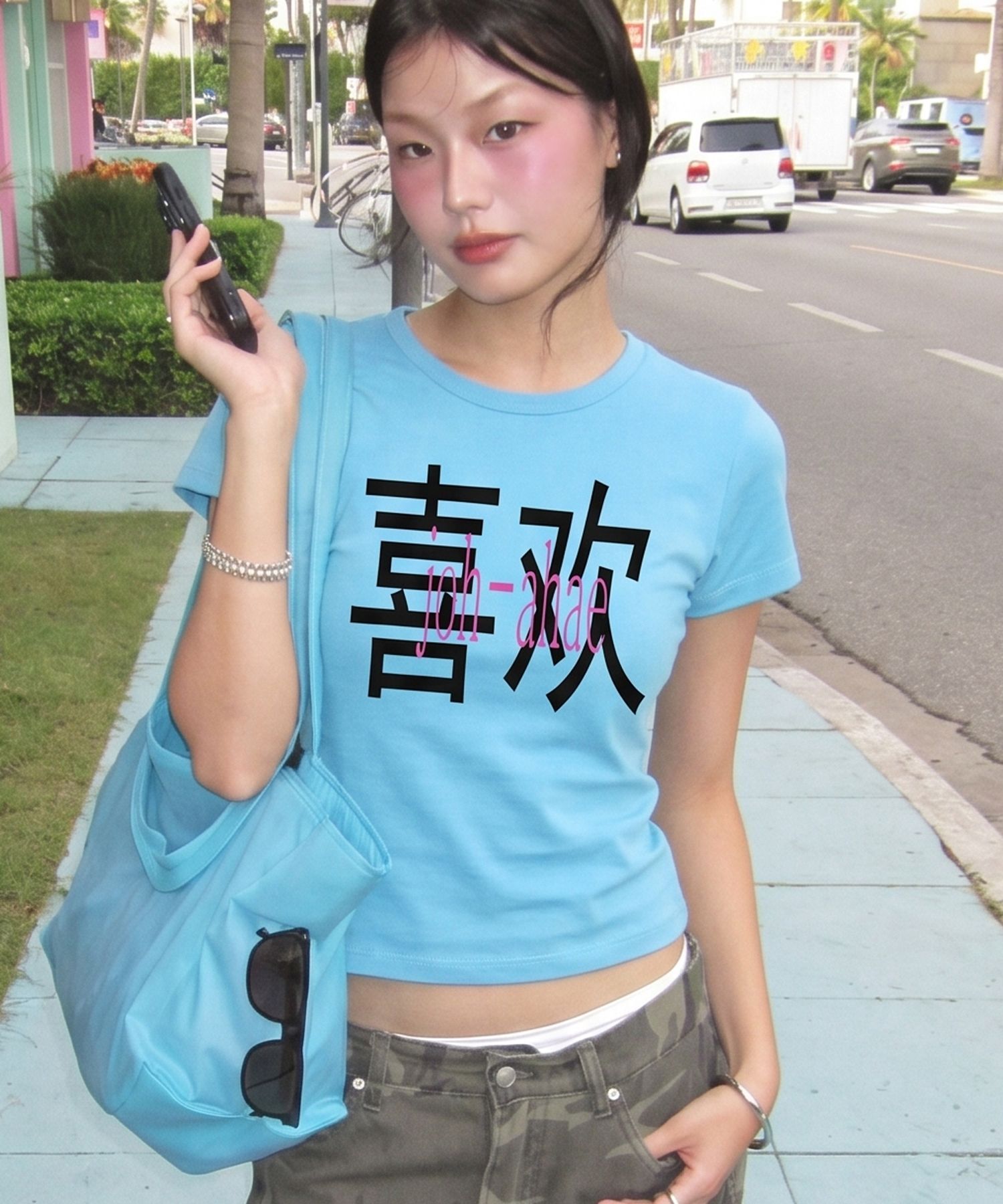 GRAVER JOH-AHAE 短版短袖T恤 G(D)-NC(26)-02-2R