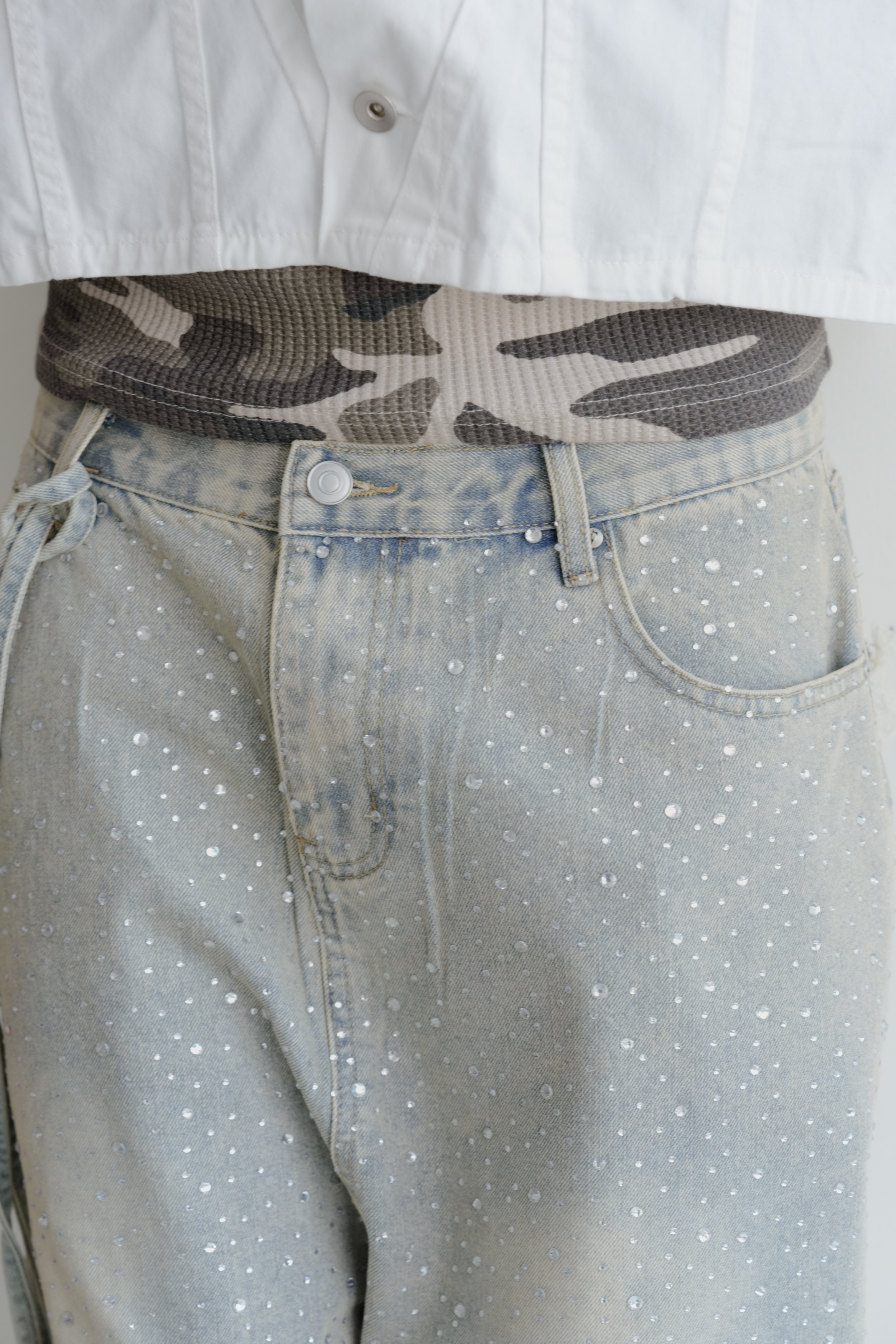 diamond bermuda denim #五分褲