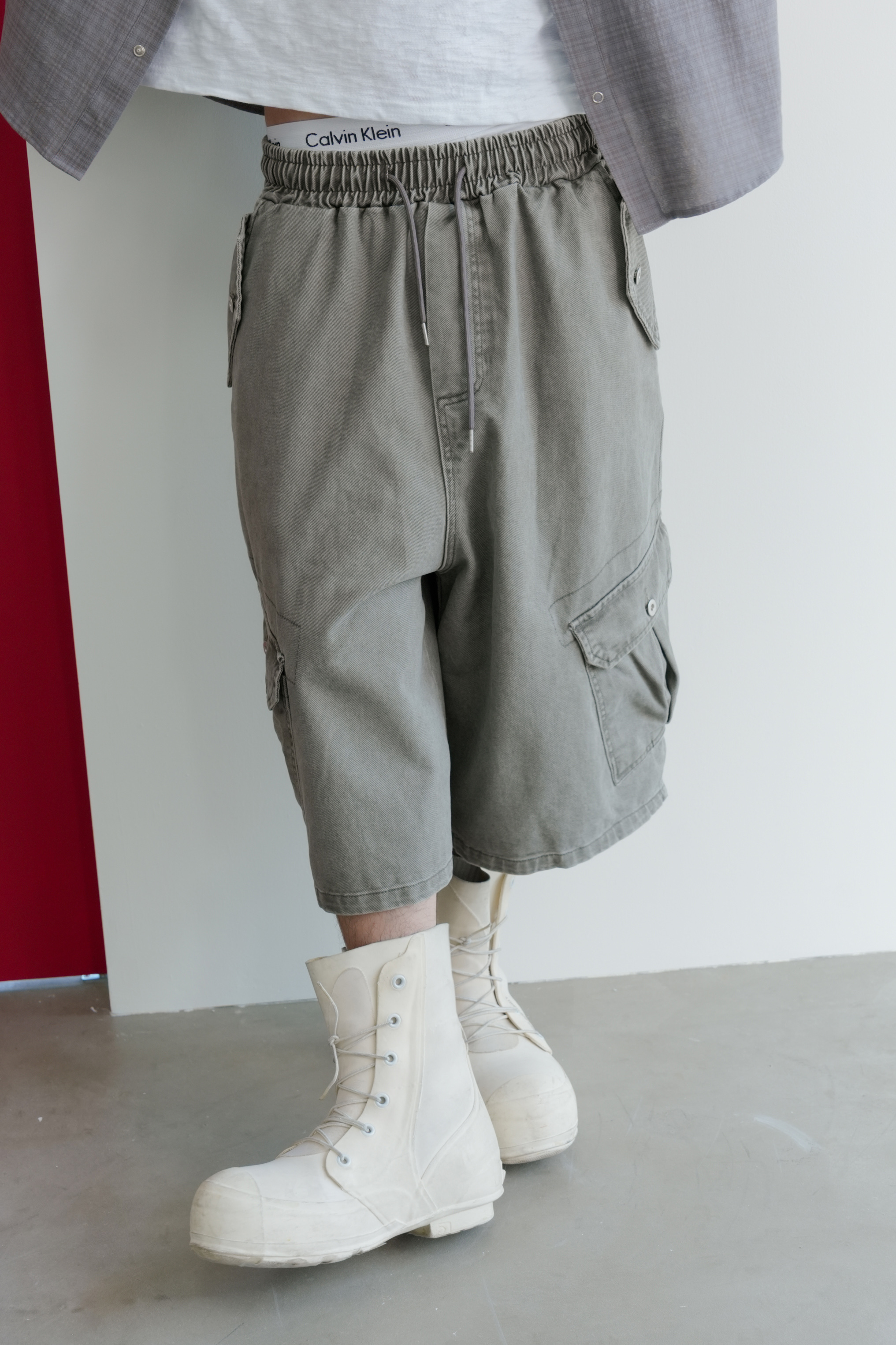 flap cargo bermuda #五分褲