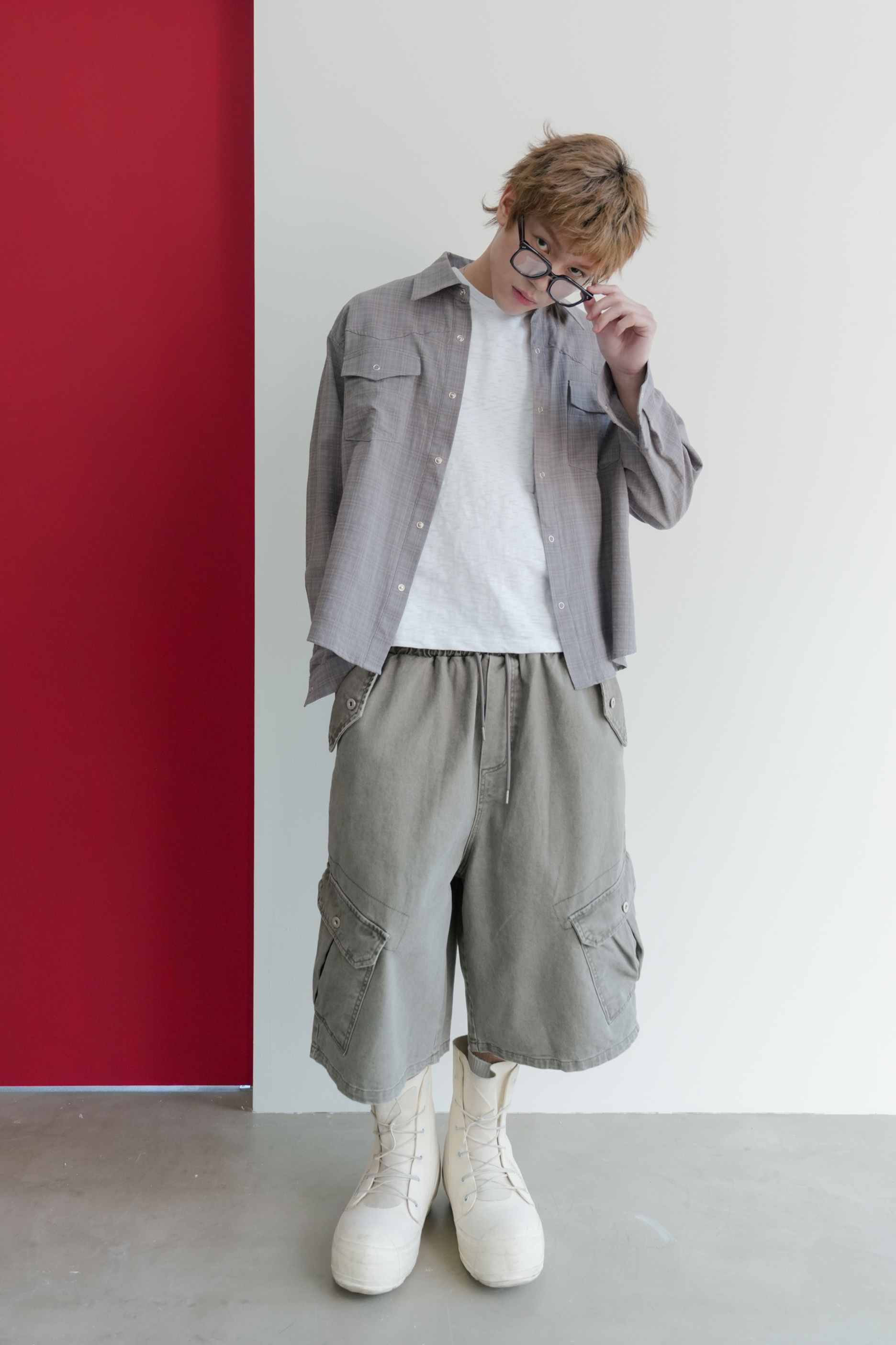 flap cargo bermuda #五分褲