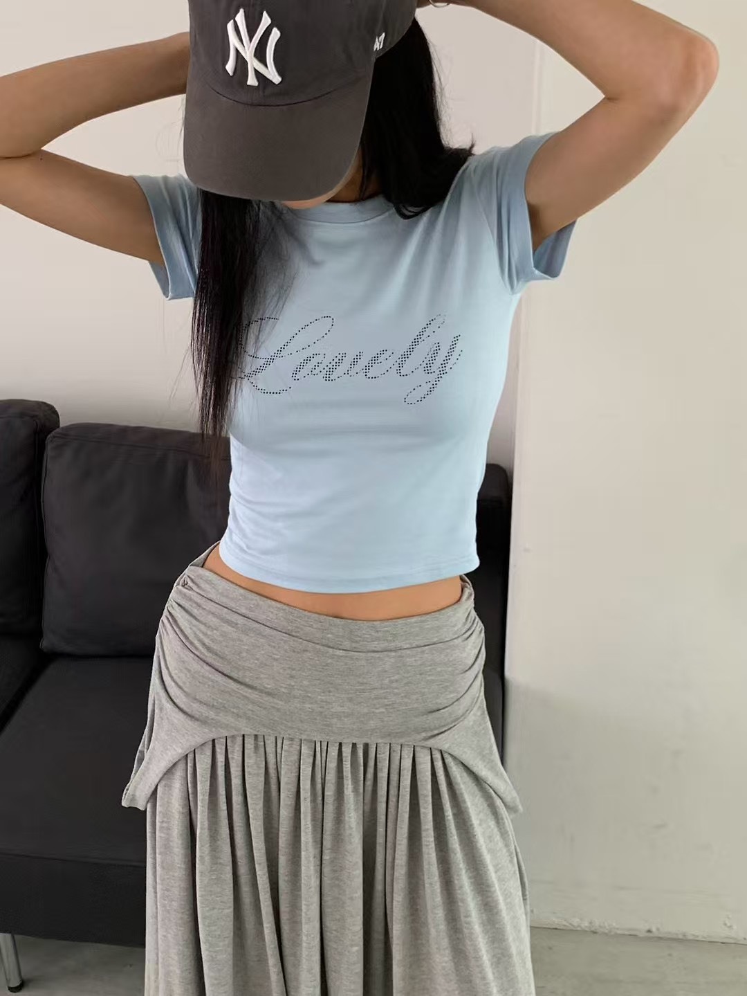 簽字圖短合身T