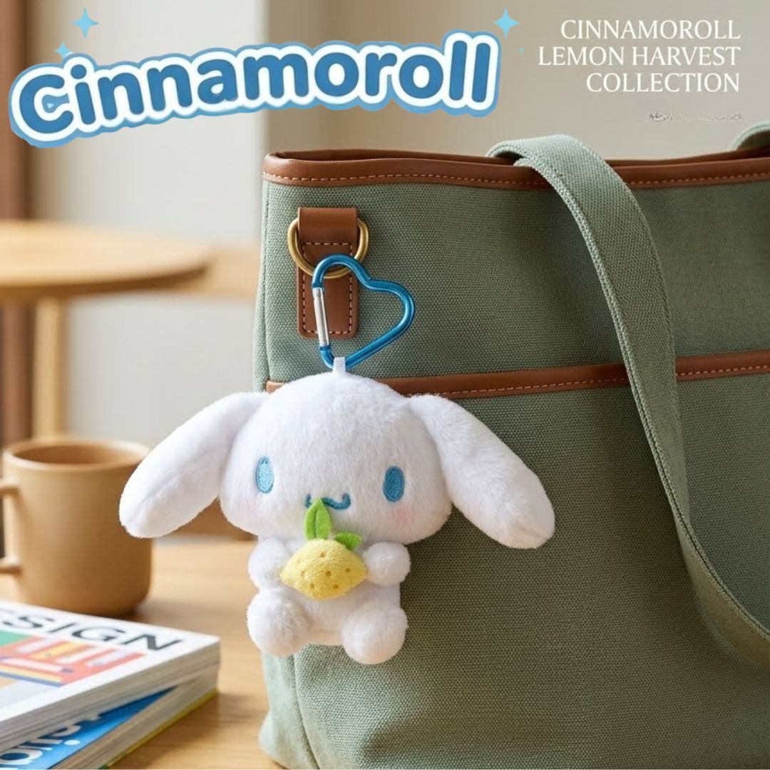 玉桂狗  Sanrio 毛絨公仔鎖匙扣飾物