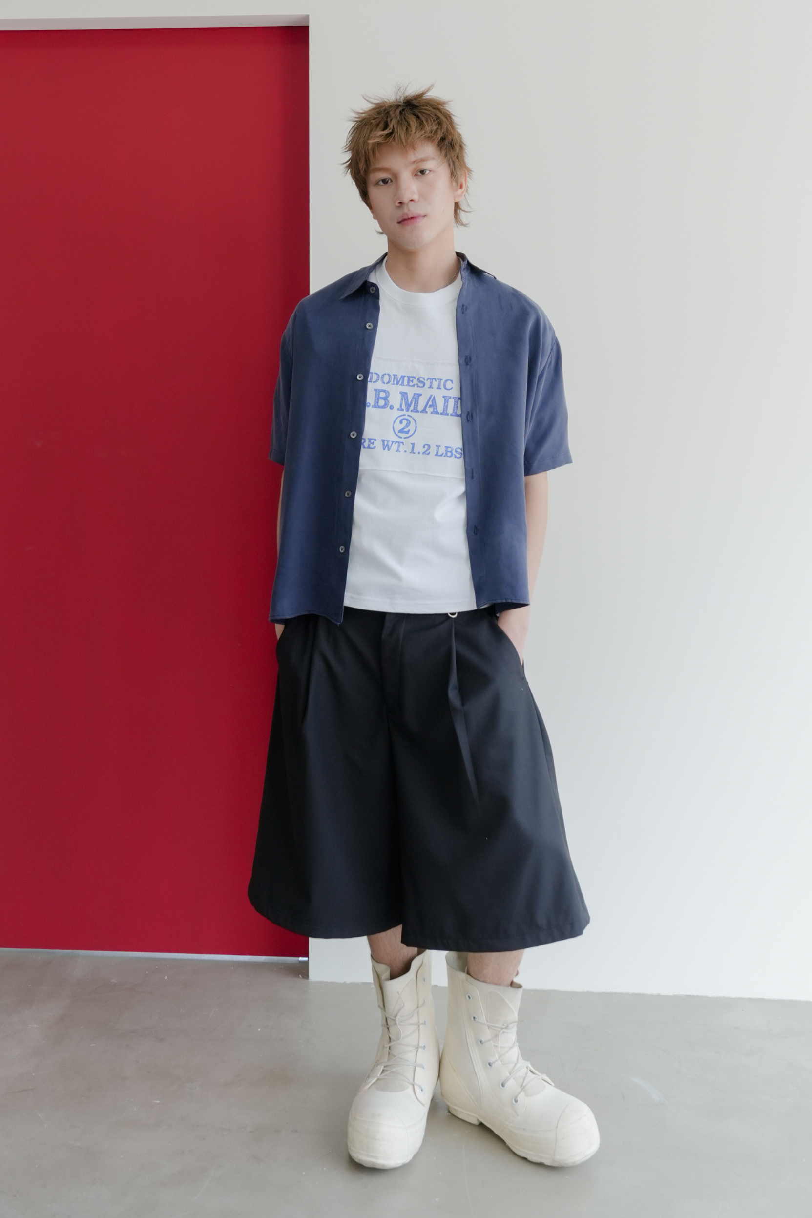 real cupro short sleeve shirt #襯衫