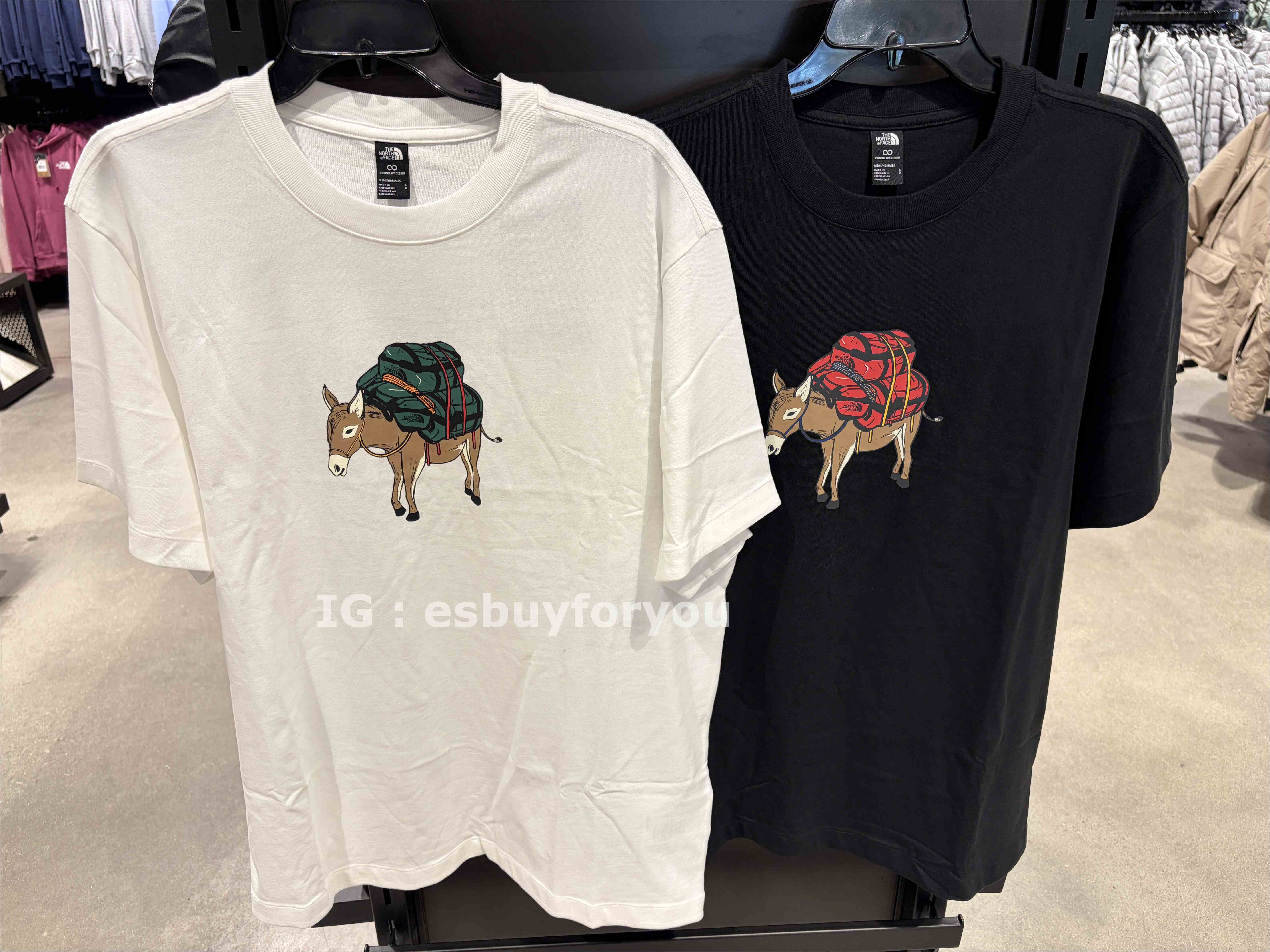 THE NORTH FACE 男款 Donkey圖案 小厚磅 短TEE