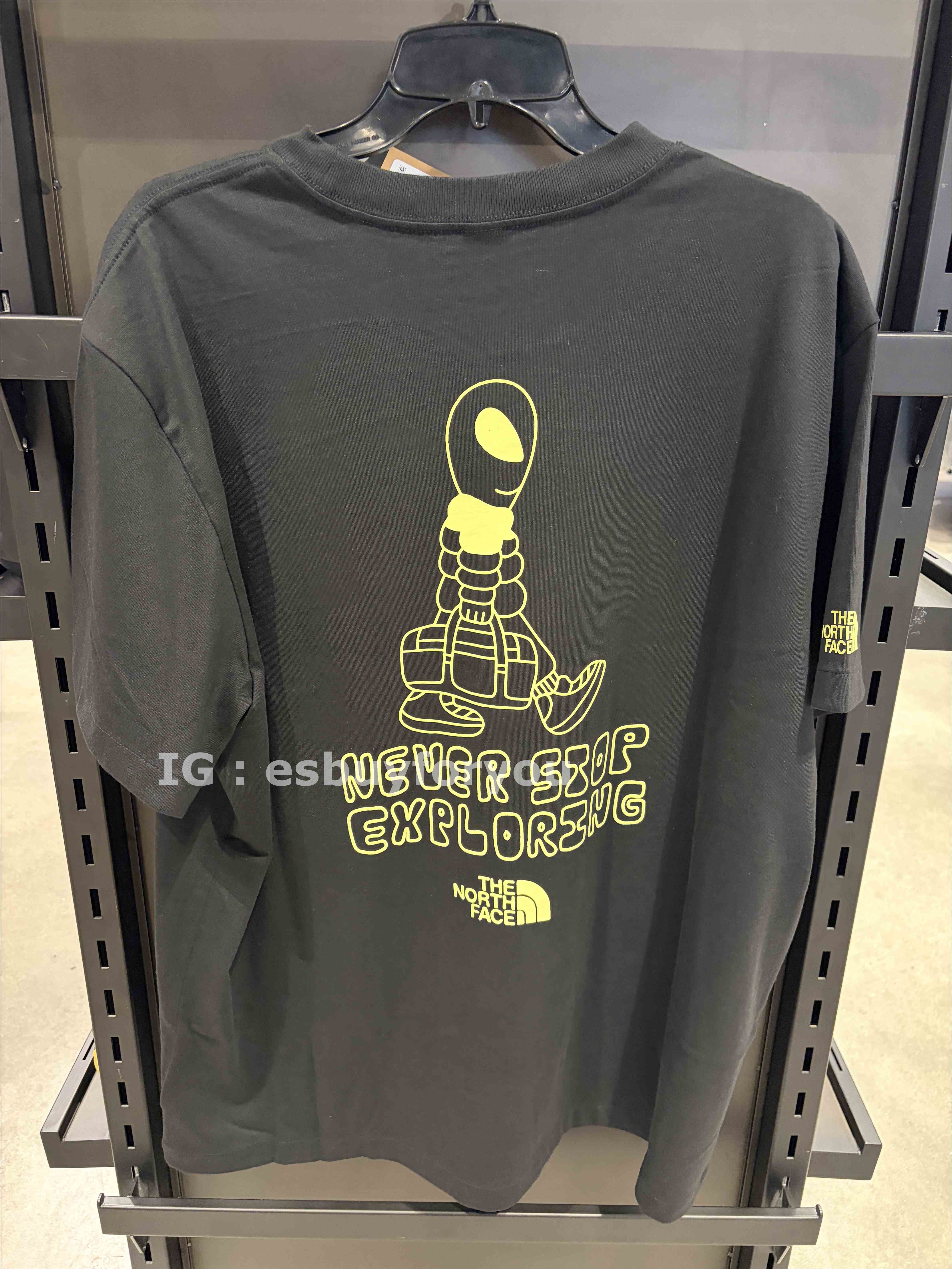 THE NORTH FACE 男款 外星人 小厚磅 正反圖案 短TEE (2色) (寬版)
