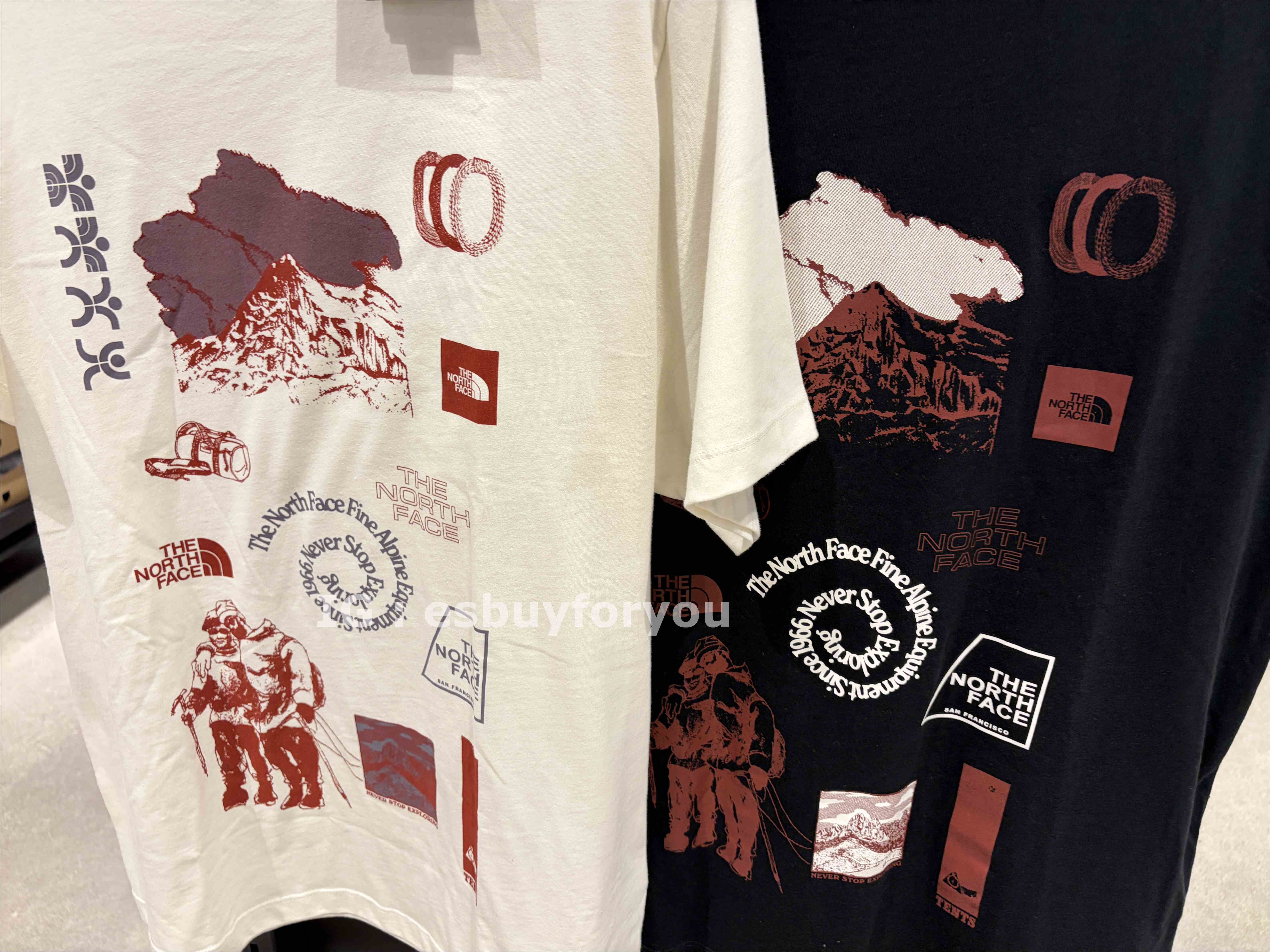 THE NORTH FACE 男款 造型登山圖 短TEE (2色)
