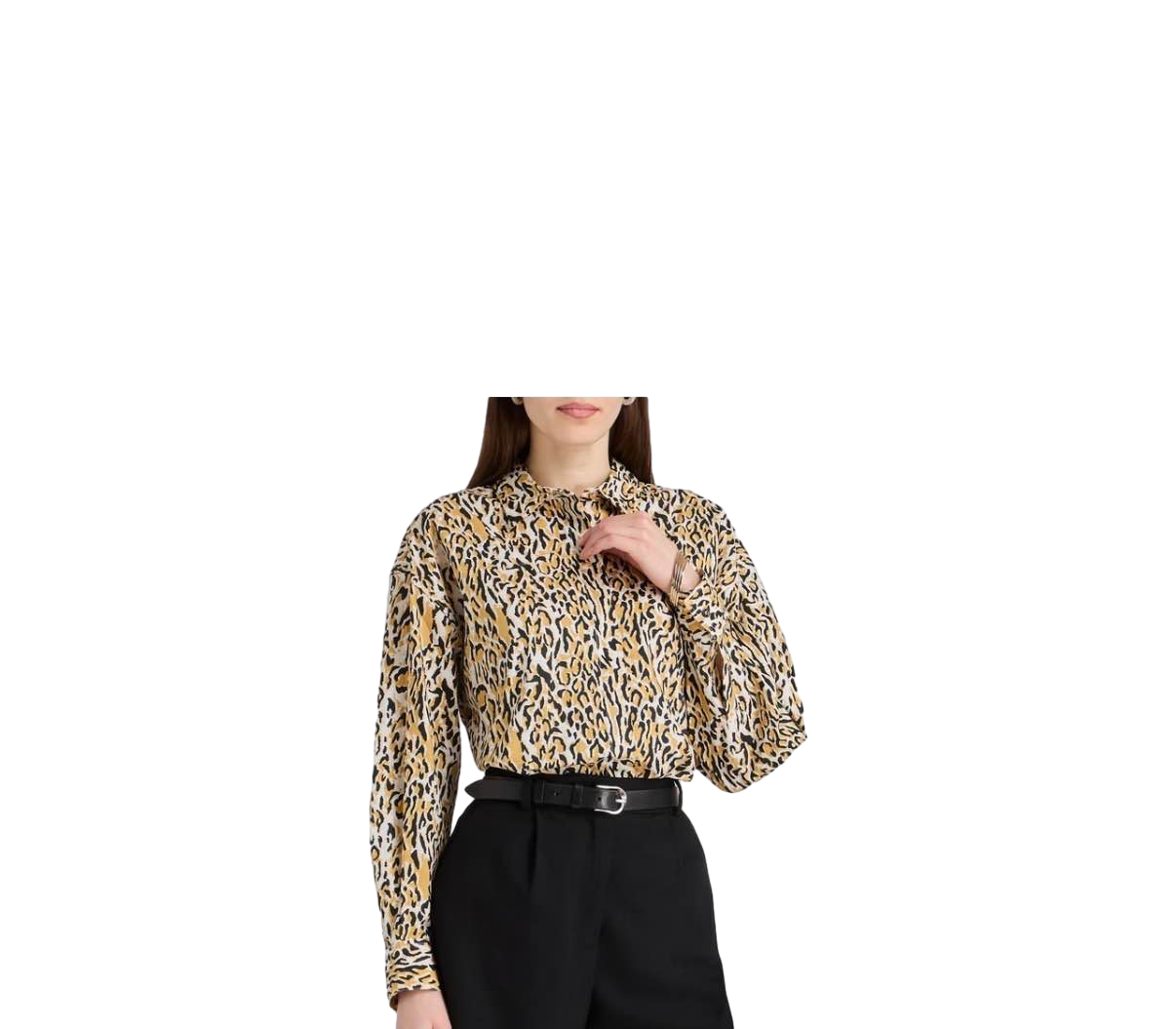 【maje Outlet】Imprime Leopard  黃
