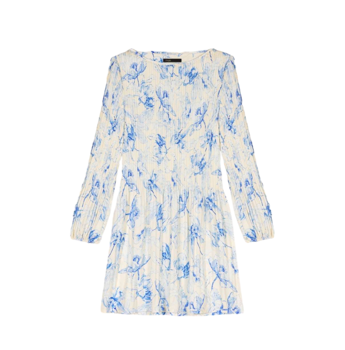 【maje Outlet】225Rockifleur Imprimé Fleur Bleue  白