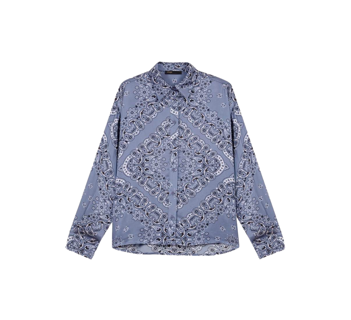 【maje Outlet】Bleu Bandana Print  藍