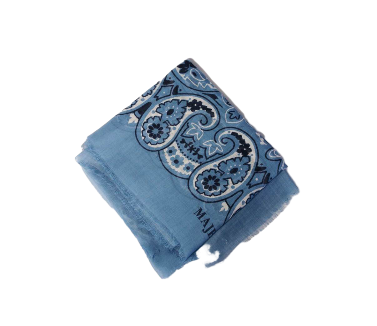 【maje Outlet】225echaledenim Bleu Bandana Print  藍