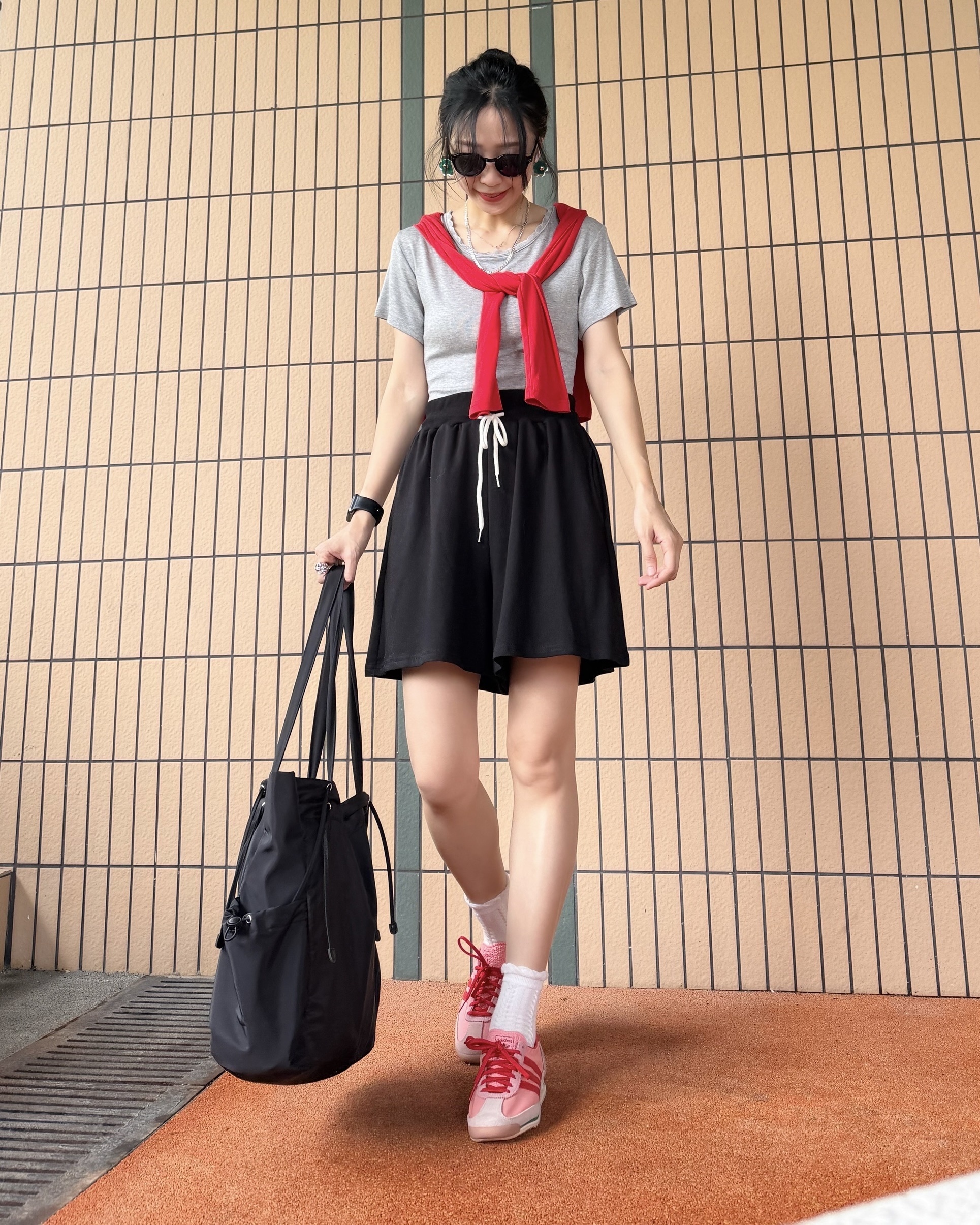 6月新品♥休閑薄cotton短褲[全橡筋腰]