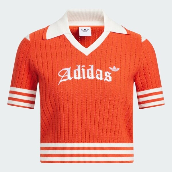 Adidas 愛迪達 Og W Jersey KT3048 女 T恤 短袖上衣 球衣 休閒短袖 紅 亞版 短版 柔軟