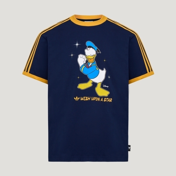 Adidas 愛迪達 Donald Wish Tee KT7776 男女 T恤 休閒短袖 黑 亞版 唐老鴨 純棉