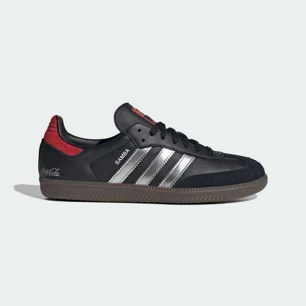 Adidas 愛迪達 Samba OG Coca-Cola KH6880 男 休閒鞋 復古 皮革 流行 黑 可口可樂