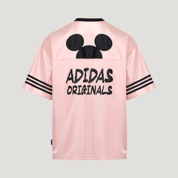 Adidas 愛迪達 Mickey Jersey KU3105 男女 球衣 粉紅 亞版 米奇 透氣