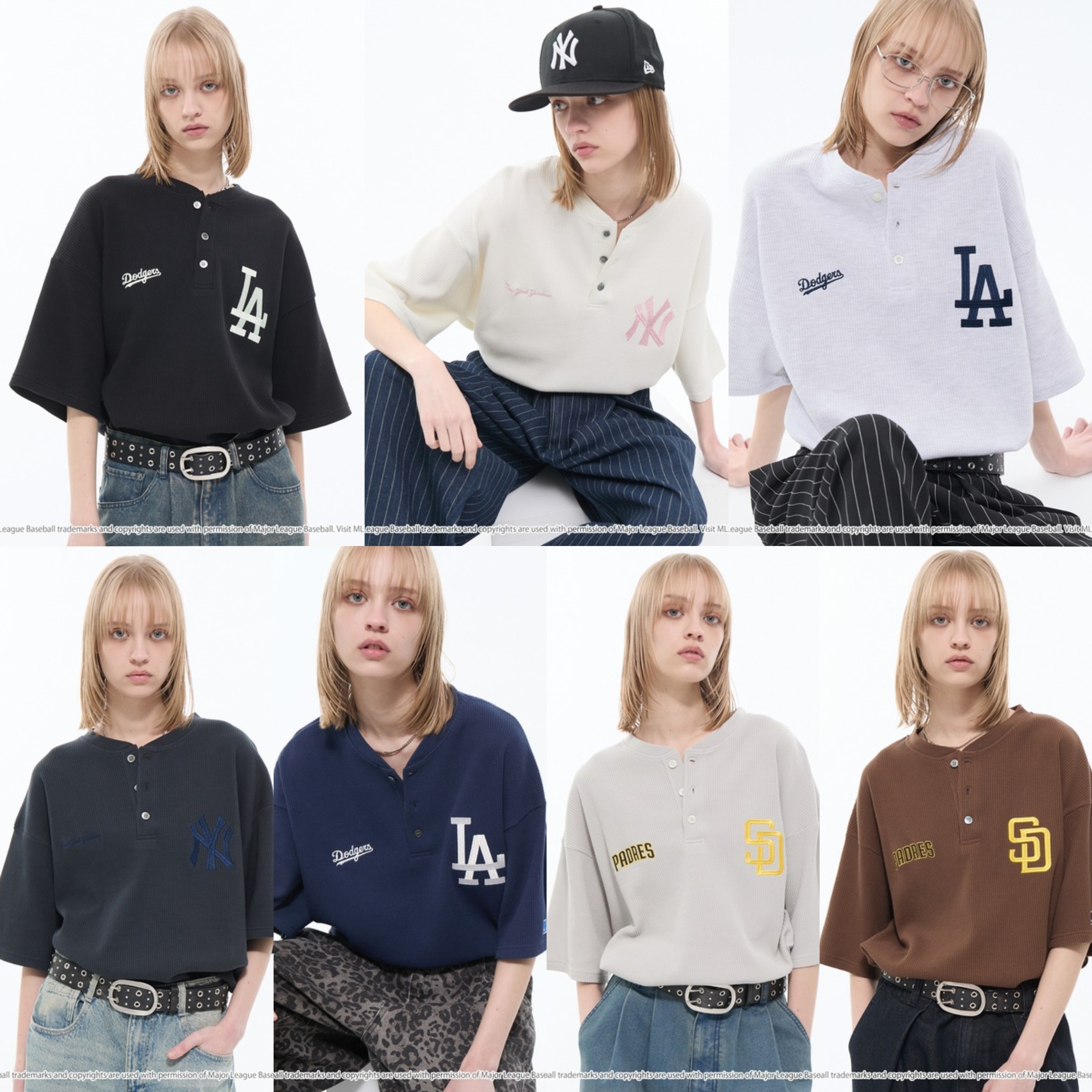 JP MLB 刺繡LOGO (UNISEX)