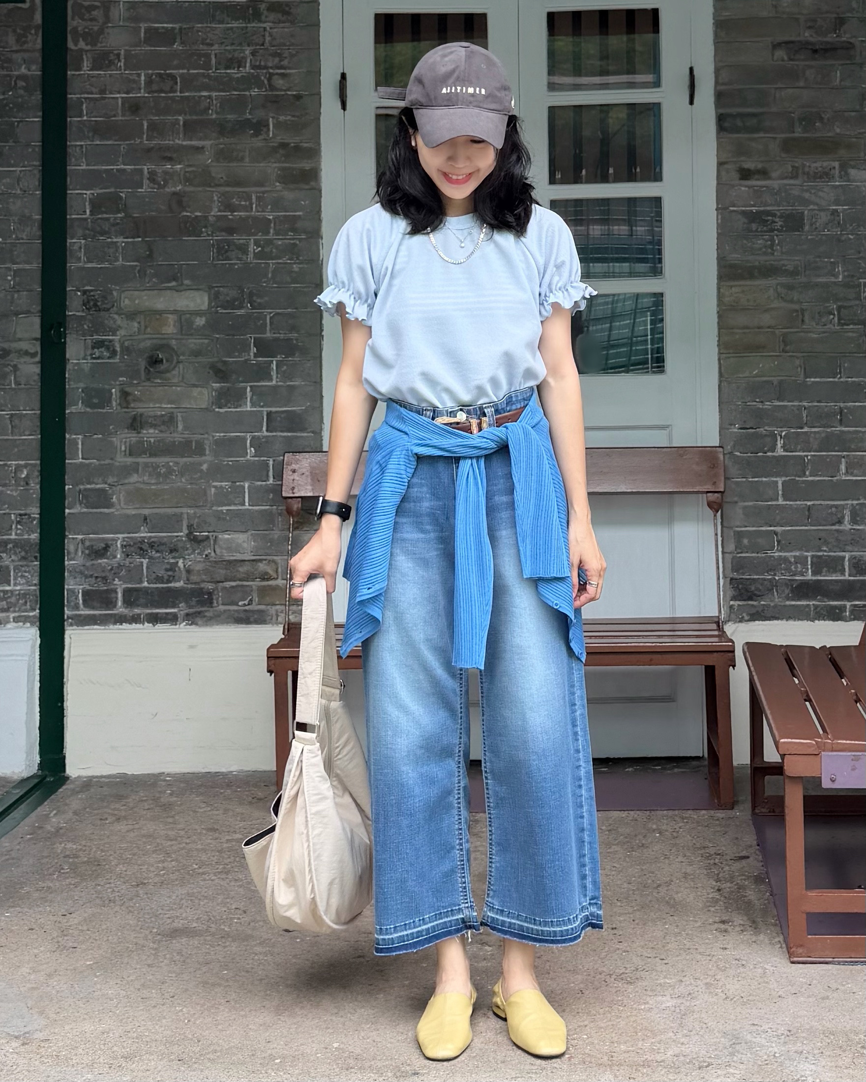 6月新品♥泡泡袖簡約Top[微彈性]
