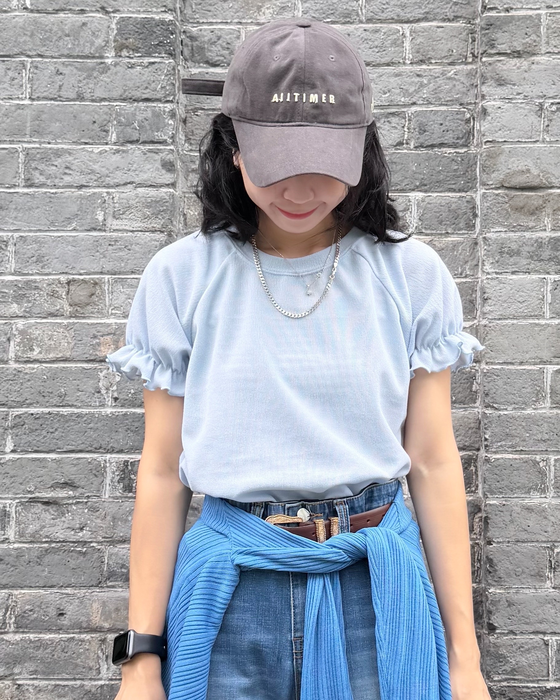 6月新品♥泡泡袖簡約Top[微彈性]