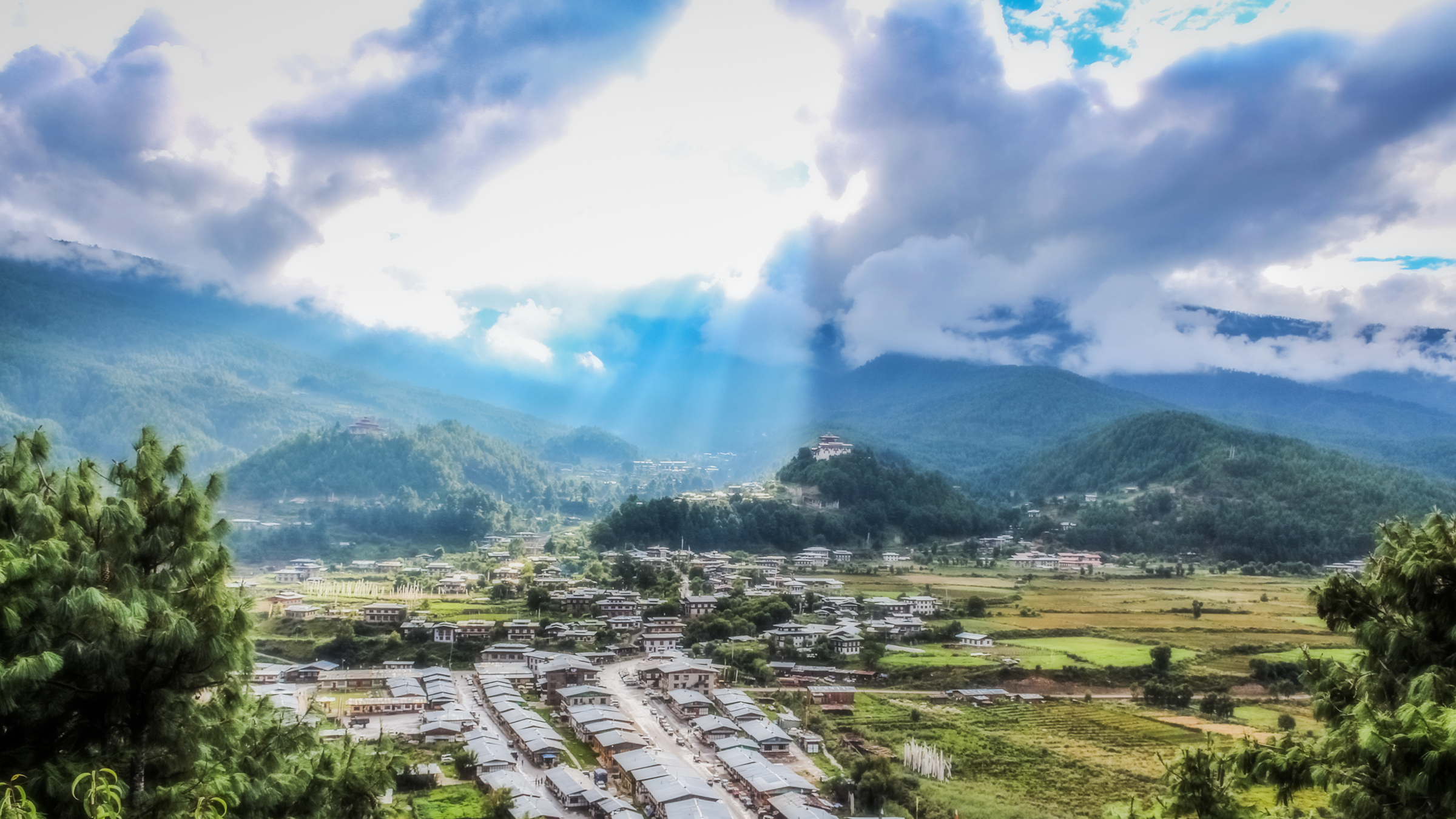 不丹山谷