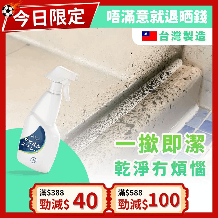 《台灣製造》霉問題 泡沫去霉劑  (今天出隔日到)