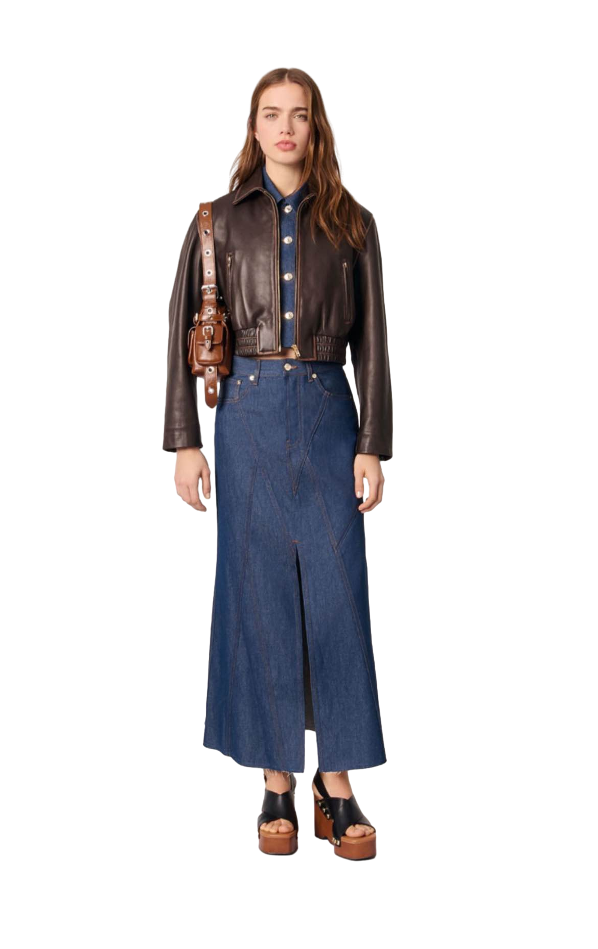 【maje Outlet】225Jerry  藍