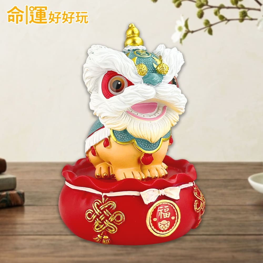 【命運好好玩】萌寶吞金獸擺件(錢潮藍) (廠商直出、不參加免運及滿額贈優惠)