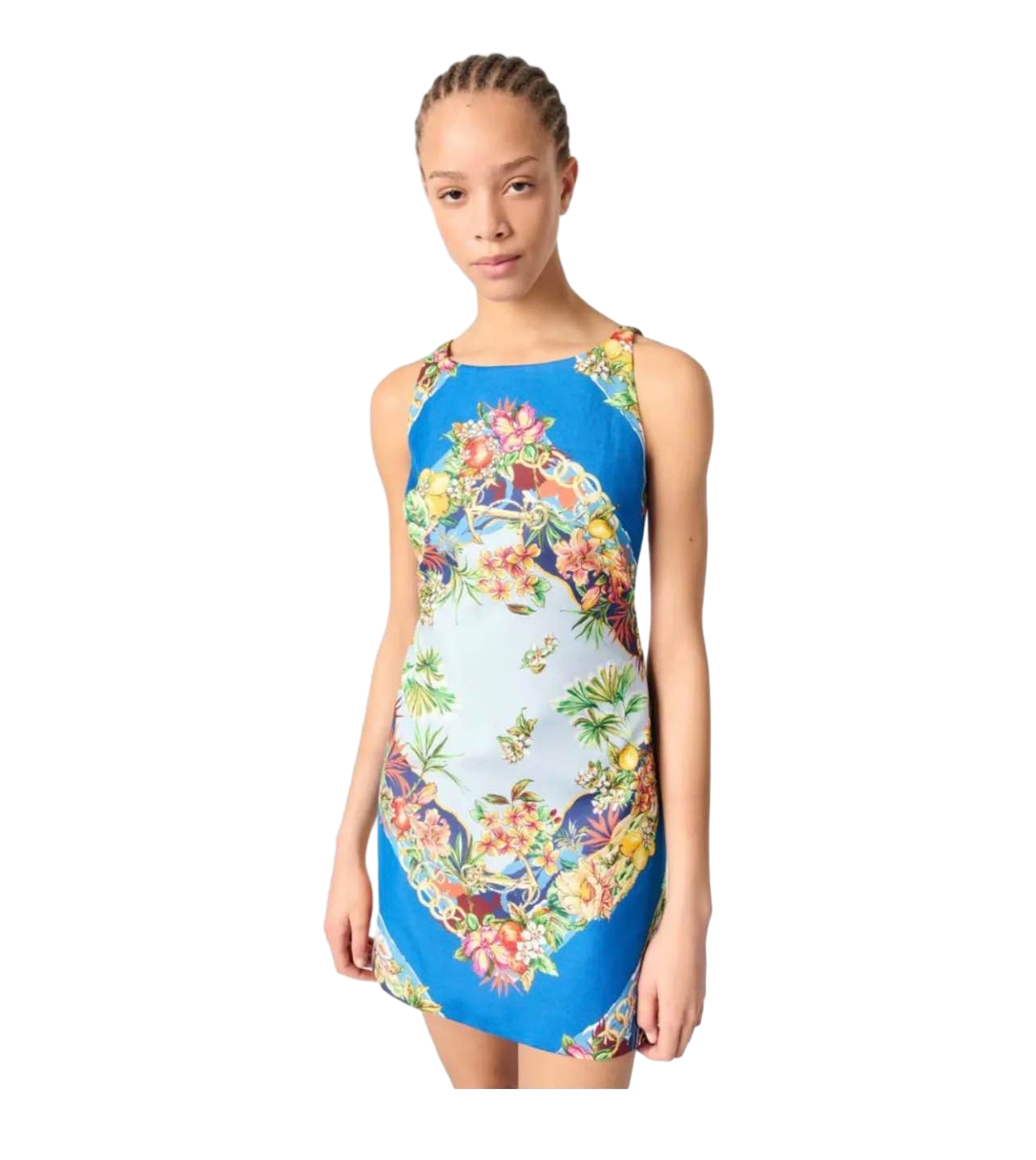 【maje Outlet】Imprime Floral  藍