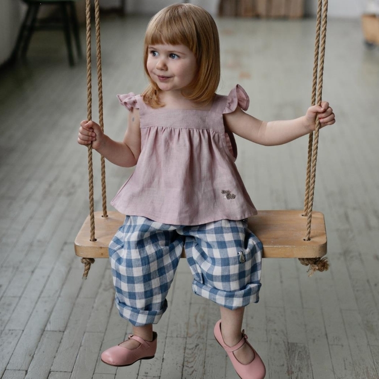 (預購)ALL THE BEAUTIFUL LINEN 小天使無袖上衣 VINTAGE SHIRT