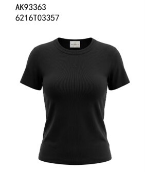 0612AT28-ANOTHERSZHK-APPAREL-高級感細羅紋顯瘦正肩短袖上衣（A-C28）