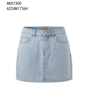 0612AT35-ANOTHERSZHK-APPAREL-重工細閃高腰顯瘦包臀A字半身裙（A35）