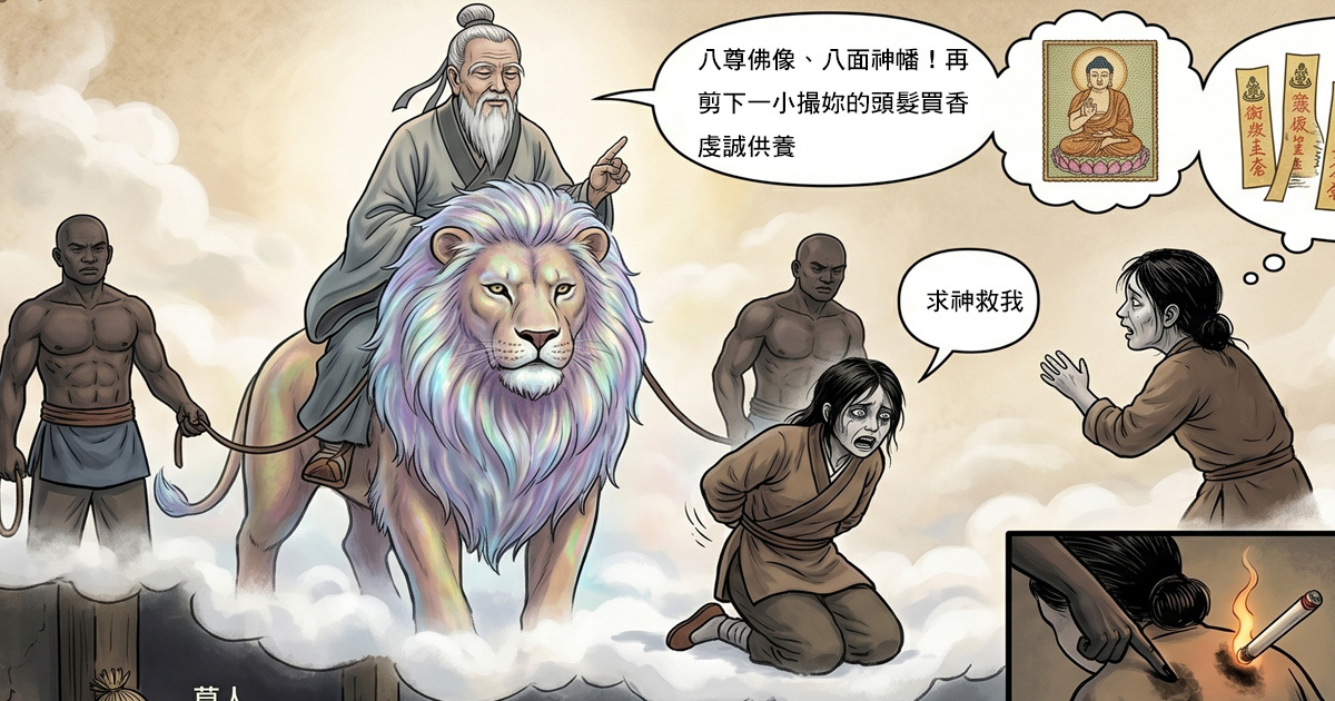 文殊菩薩顯靈救女