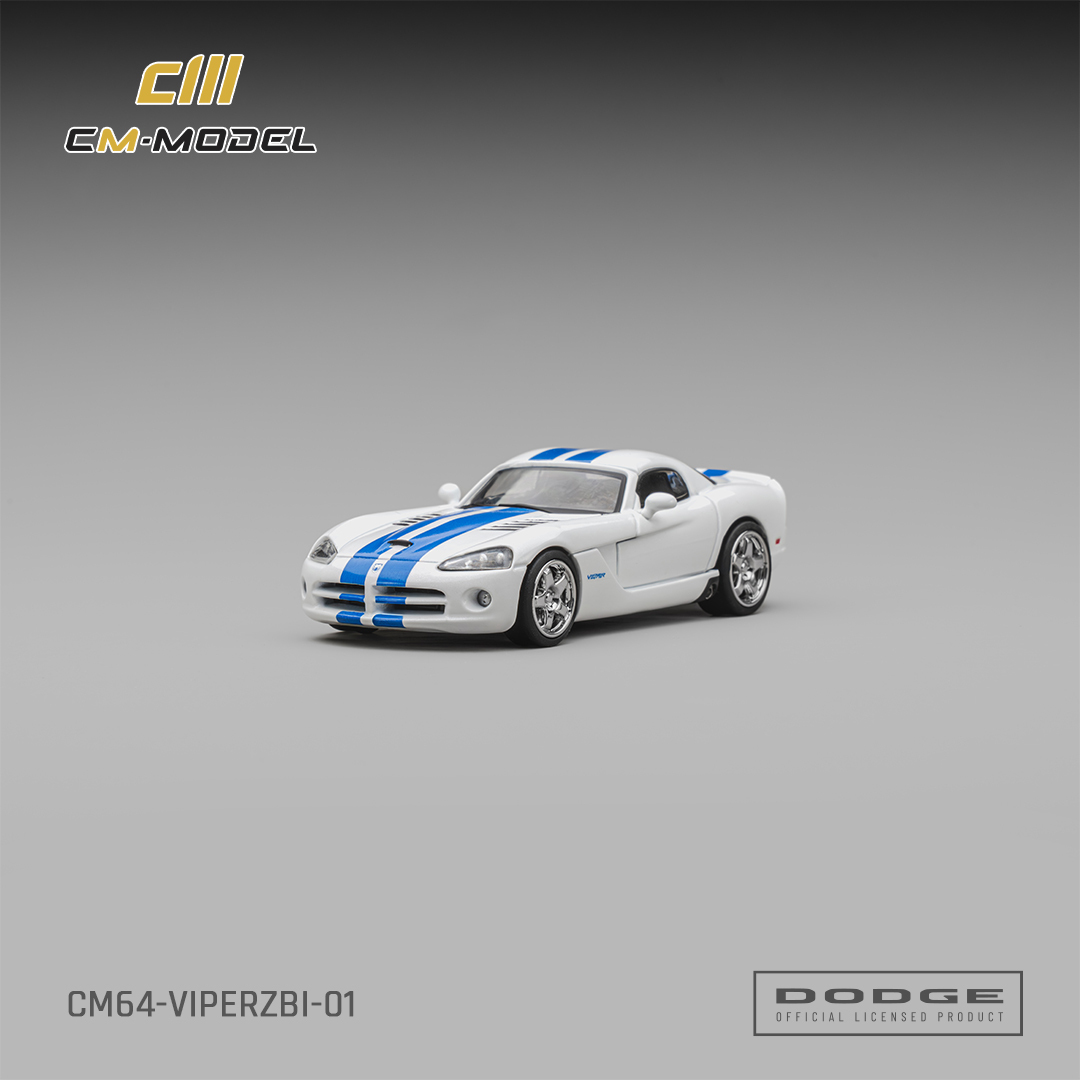 [預訂] CM Model 道奇Dodge Viper（ZBI）亮白藍色拉花