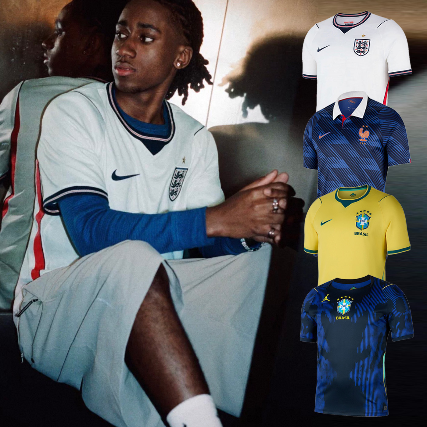 男女款 NIKE X FIFA DRI-FIT 巴西 英格蘭 法國 主場 客場 世界盃 世足 球衣 短T【IB5300/IB5290/IF7054/IU1072】ADFIFA