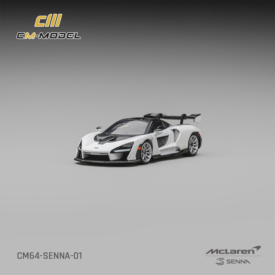 [預訂] CM Model 麥拿倫McLaren Senna冼拿 （珍珠白）
