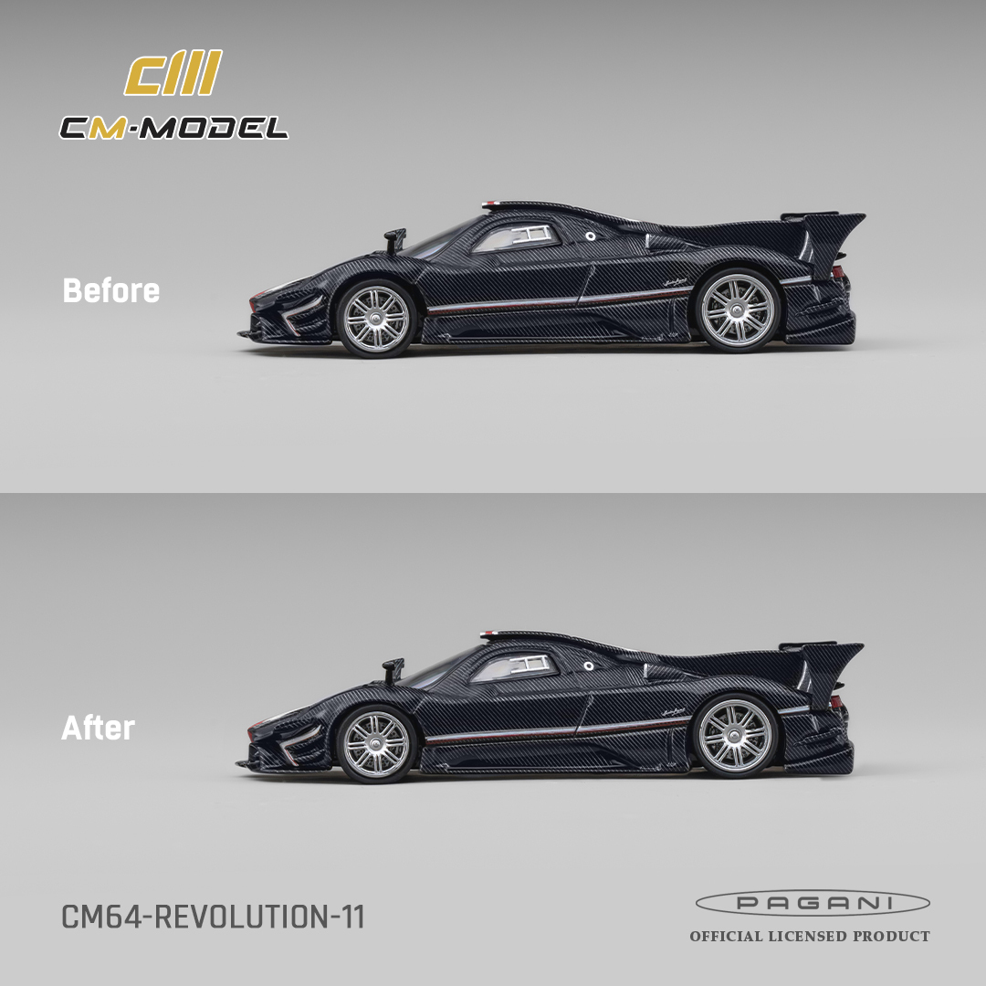 [預訂] CM Model 帕加尼Pagani Zonda Revolucion 海軍藍碳纖
